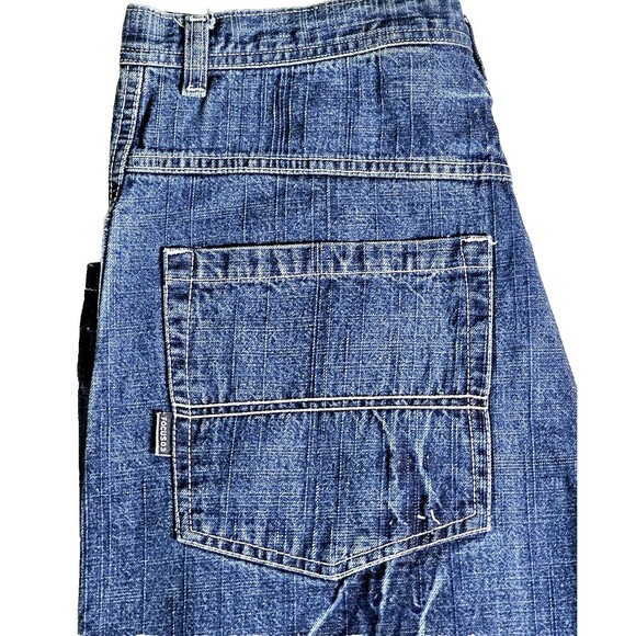 Focus Denim Jeans Mens 32x32 Vintage Y2K Great Distressed Lines EUC *READ* - Picture 4 of 13